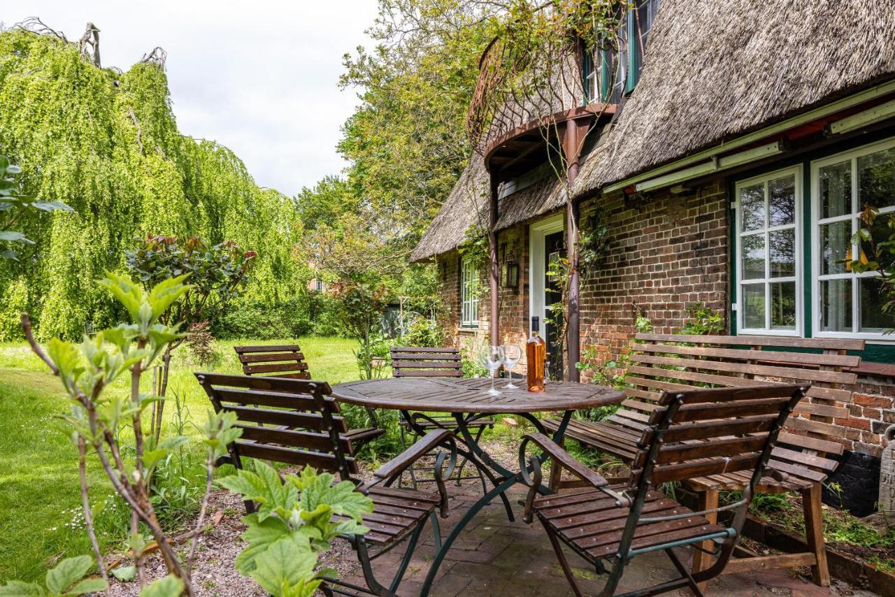Reetdachhaus Bischoff Appartement Kuden Buitenkant foto