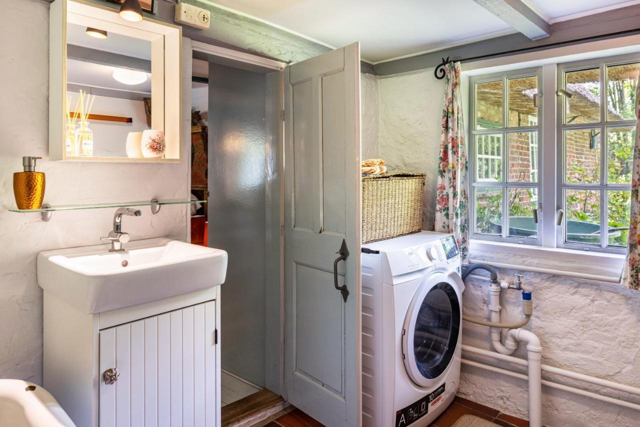 Reetdachhaus Bischoff Appartement Kuden Buitenkant foto