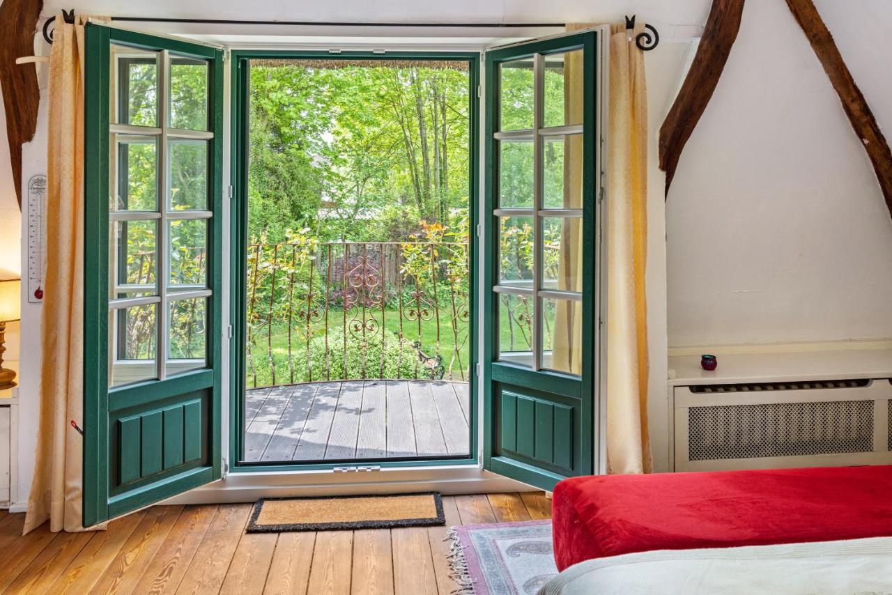 Reetdachhaus Bischoff Appartement Kuden Buitenkant foto